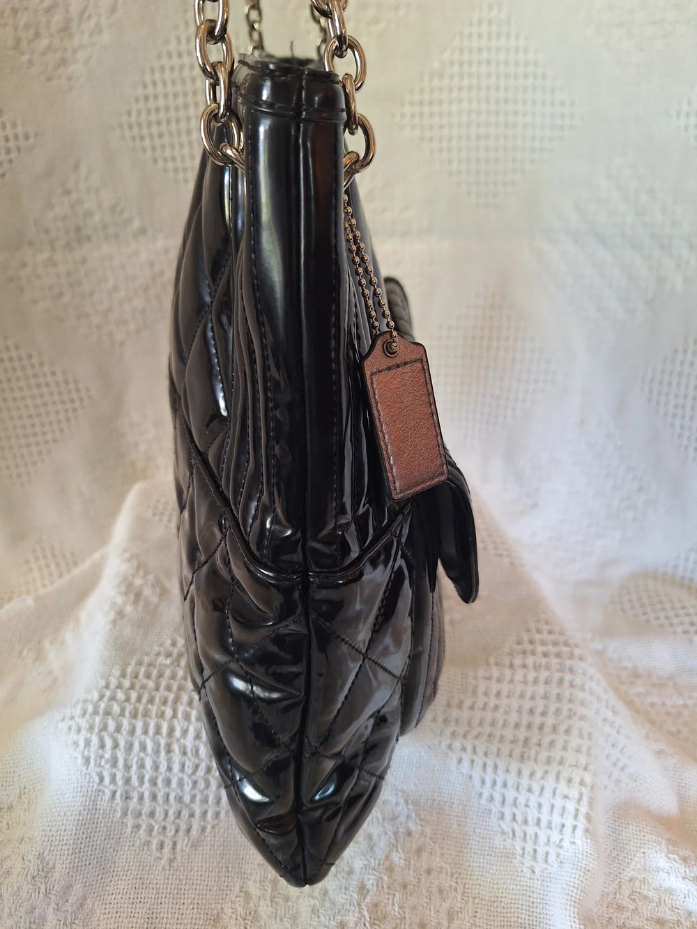 Coach sleek black